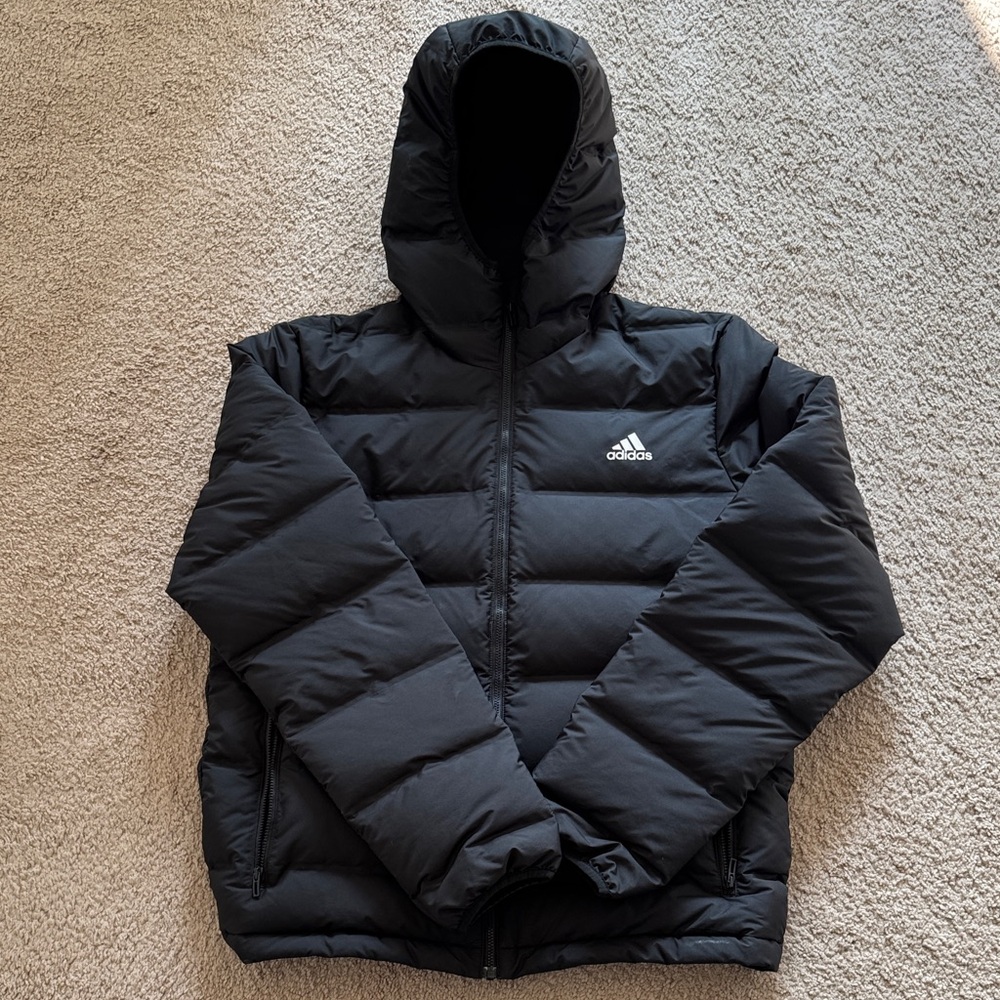 Men’s Adidas Puffer Jacket With Hood